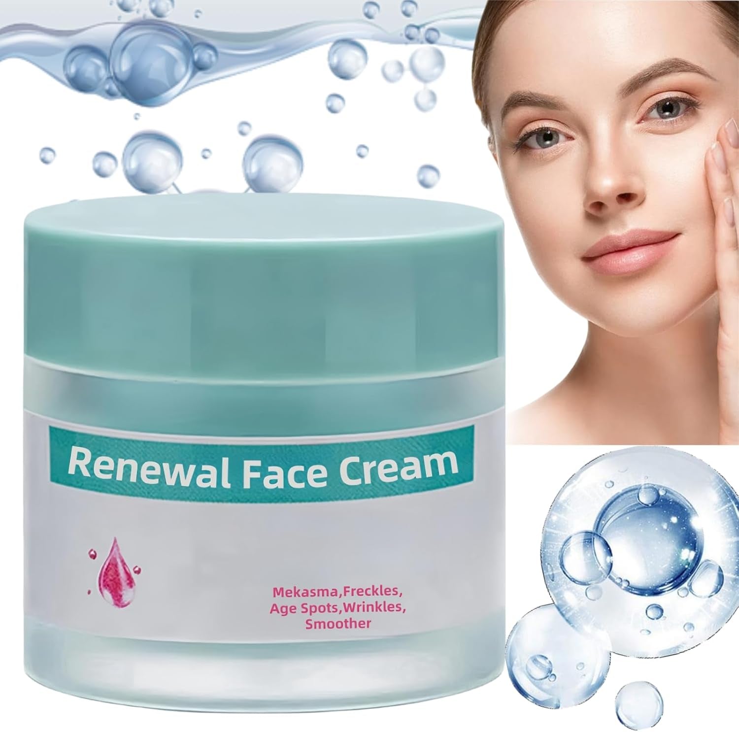Saam Face Cream,Renewal Face Cream anti Wrinkle,Anti Aging Face Cream for Women,Moisturiser Face Women,Face Moisturizer for Women