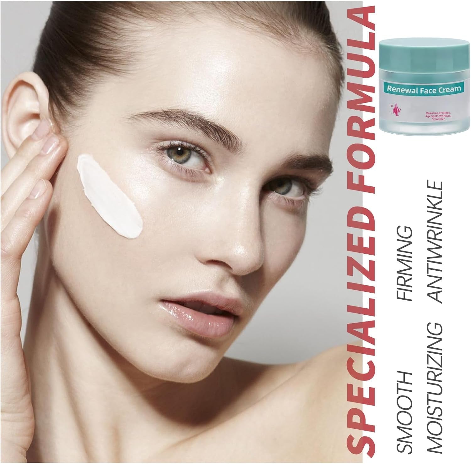 Saam Face Cream,Renewal Face Cream anti Wrinkle,Anti Aging Face Cream for Women,Moisturiser Face Women,Face Moisturizer for Women